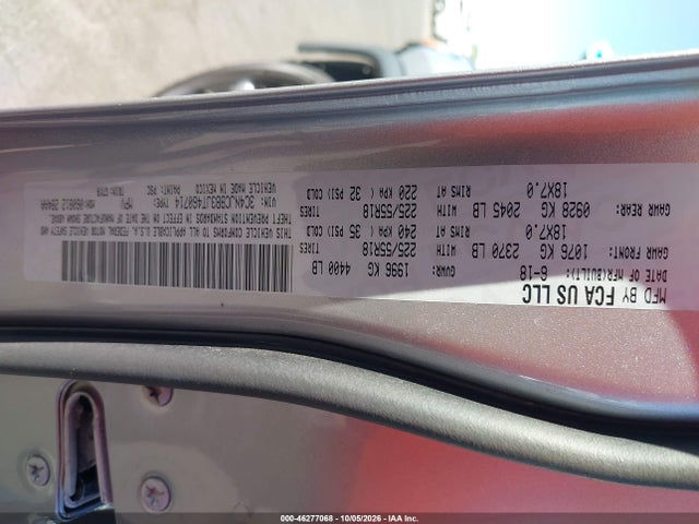 Продаж на аукціоні авто 2018 Jeep Compass Altitude Fwd, vin: 3C4NJCBB3JT460714, номер лоту: 46277068