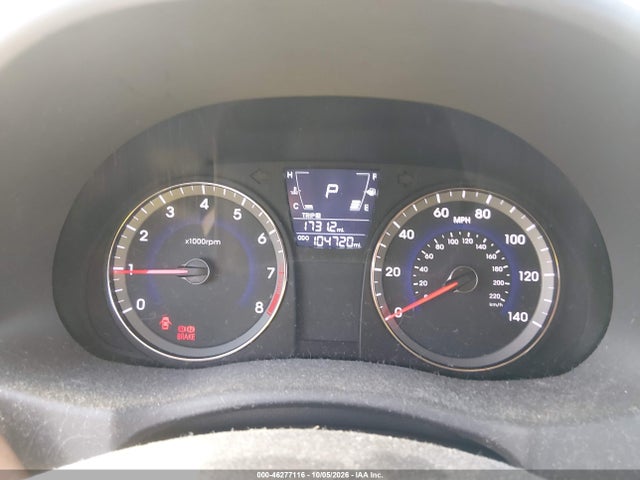 2012 Hyundai Accent Gls მანქანა იყიდება აუქციონზე, vin: KMHCU4AE6CU179964, აუქციონის ნომერი: 46277116