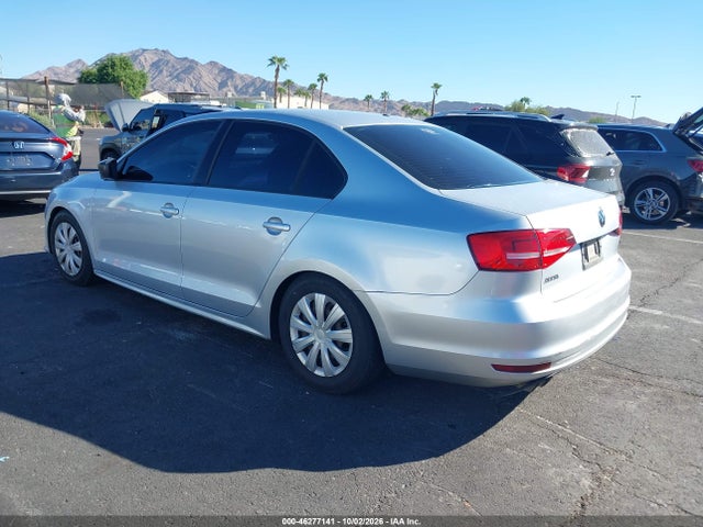 Продажа на аукционе авто 2015 Volkswagen Jetta 2.0l S, vin: 3VW2K7AJ3FM326686, номер лота: 46277141
