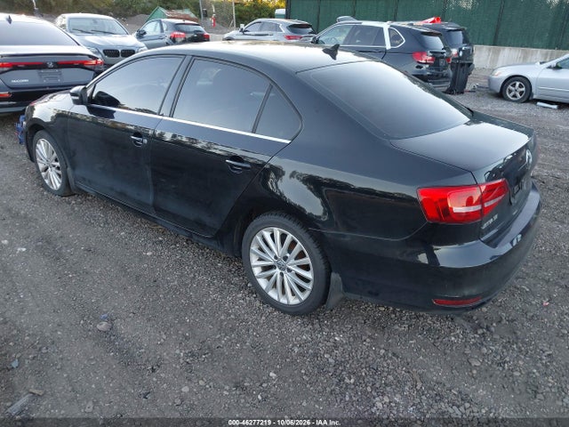 2015 Volkswagen Jetta 1.8t Se მანქანა იყიდება აუქციონზე, vin: 3VWD17AJ5FM309836, აუქციონის ნომერი: 46277219
