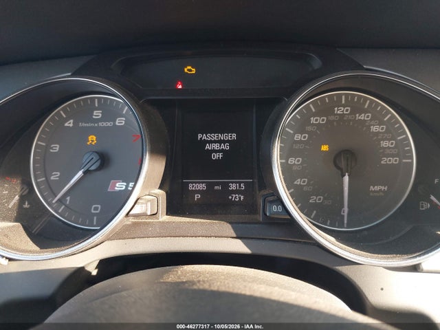 Auction sale of the 2012 Audi S5 4.2 Premium Plus, vin: WAUVVAFR8CA011102, lot number: 46277317