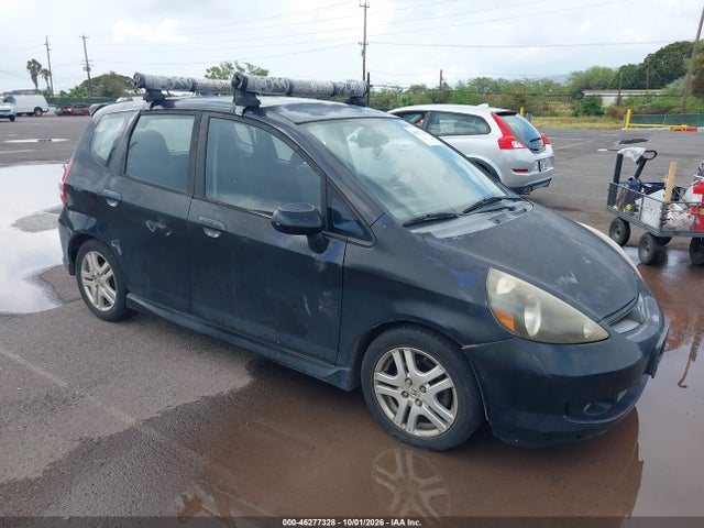 Aukcja sprzedaży 2007 Honda Fit Sport, vin: JHMGD38657S037541, numer aukcji: 46277328