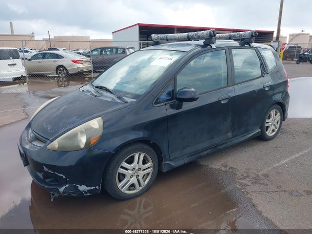 46277328 :رقم المزاد ، JHMGD38657S037541 vin ، 2007 Honda Fit Sport مزاد بيع