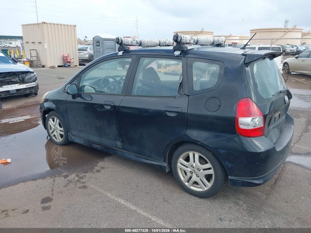 46277328 :رقم المزاد ، JHMGD38657S037541 vin ، 2007 Honda Fit Sport مزاد بيع