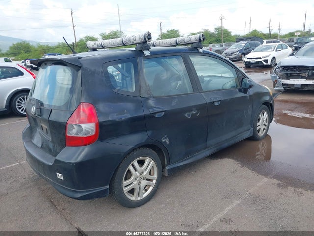 46277328 :رقم المزاد ، JHMGD38657S037541 vin ، 2007 Honda Fit Sport مزاد بيع