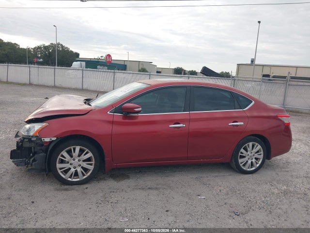 2015 Nissan Sentra Sl მანქანა იყიდება აუქციონზე, vin: 3N1AB7AP6FY341424, აუქციონის ნომერი: 46277363