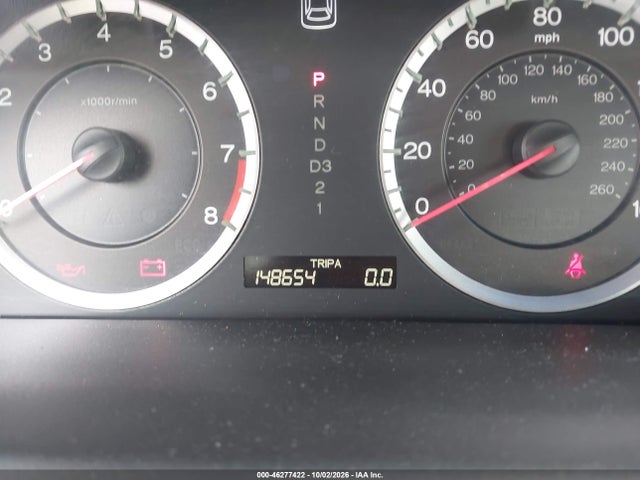 46277422 :رقم المزاد ، 1HGCS12759A012225 vin ، 2009 Honda Accord 2.4 Ex مزاد بيع