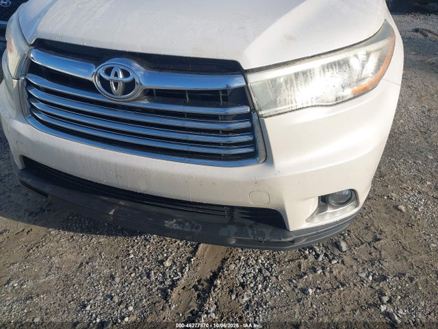 46277870 :رقم المزاد ، 5TDYKRFH8FS063190 vin ، 2015 Toyota Highlander Limited V6 مزاد بيع