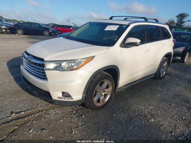 46277870 :رقم المزاد ، 5TDYKRFH8FS063190 vin ، 2015 Toyota Highlander Limited V6 مزاد بيع