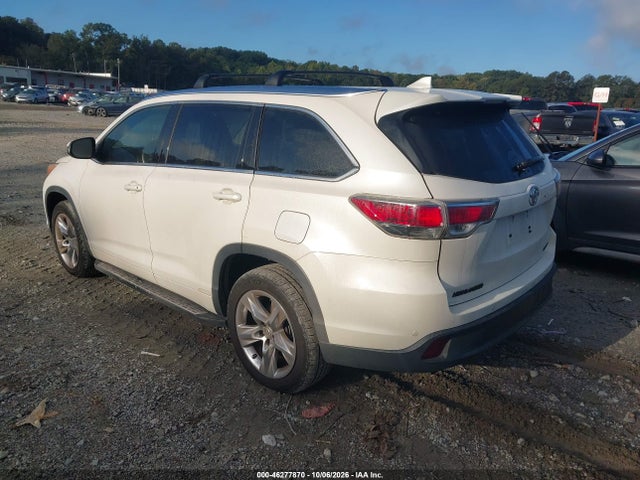 46277870 :رقم المزاد ، 5TDYKRFH8FS063190 vin ، 2015 Toyota Highlander Limited V6 مزاد بيع