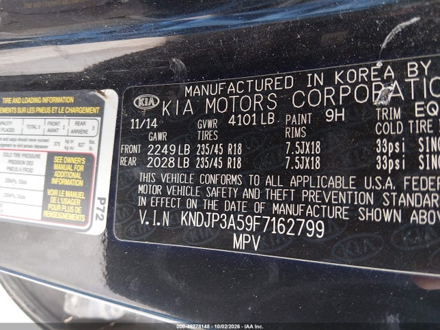 Продаж на аукціоні авто 2015 Kia Soul +, vin: KNDJP3A59F7162799, номер лоту: 46278148