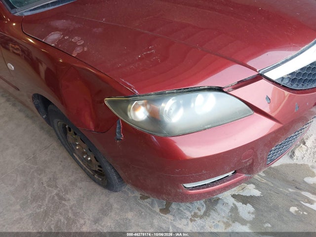 46278174 :رقم المزاد ، JM1BK12F081105122 vin ، 2008 Mazda Mazda3 I Sport مزاد بيع