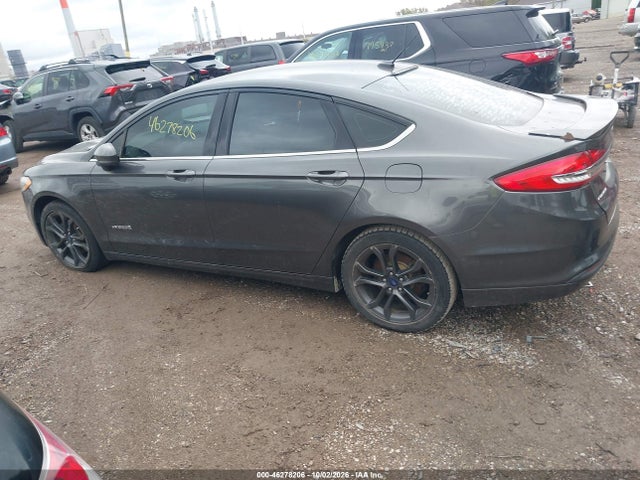 Продаж на аукціоні авто 2018 Ford Fusion Hybrid Se, vin: 3FA6P0LU7JR280611, номер лоту: 46278206