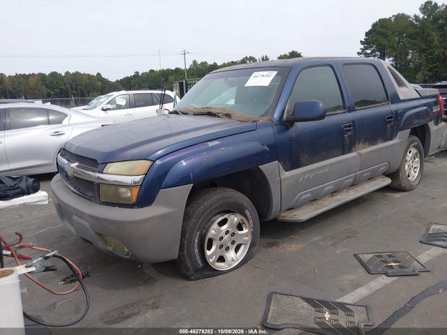 46278282 :رقم المزاد ، 3GNEK13T52G329214 vin ، 2002 Chevrolet Avalanche 1500 مزاد بيع