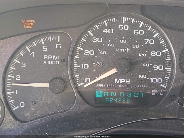 46278282 :رقم المزاد ، 3GNEK13T52G329214 vin ، 2002 Chevrolet Avalanche 1500 مزاد بيع