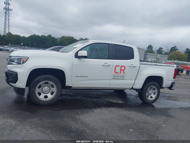 Aukcja sprzedaży 2022 Chevrolet Colorado 2wd  Short Box Wt, vin: 1GCGSBEN0N1182793, numer aukcji: 46278337