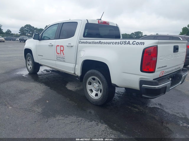 Aukcja sprzedaży 2022 Chevrolet Colorado 2wd  Short Box Wt, vin: 1GCGSBEN0N1182793, numer aukcji: 46278337