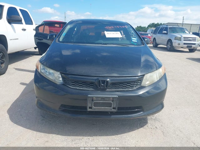 2012 Honda Civic Lx მანქანა იყიდება აუქციონზე, vin: 2HGFB2F58CH566296, აუქციონის ნომერი: 46278349