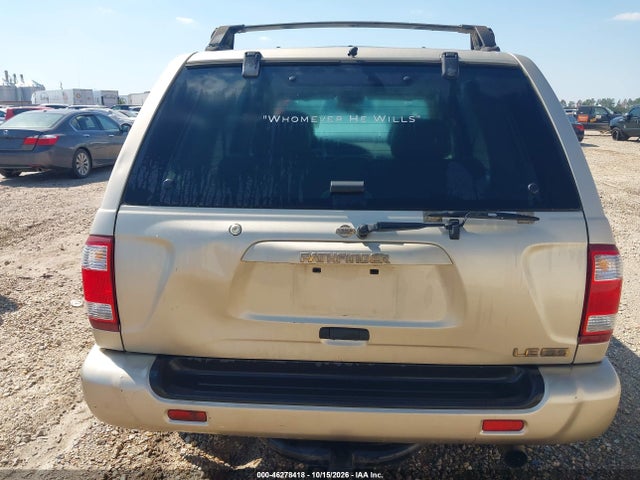 46278418 :رقم المزاد ، JN8DR07X21W505888 vin ، 2001 Nissan Pathfinder Le مزاد بيع