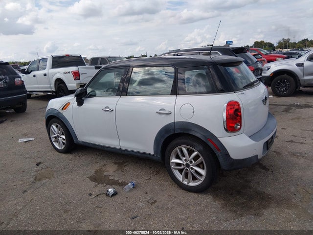 2011 Mini Cooper Countryman მანქანა იყიდება აუქციონზე, vin: WMWZB3C57BWM00905, აუქციონის ნომერი: 46278824