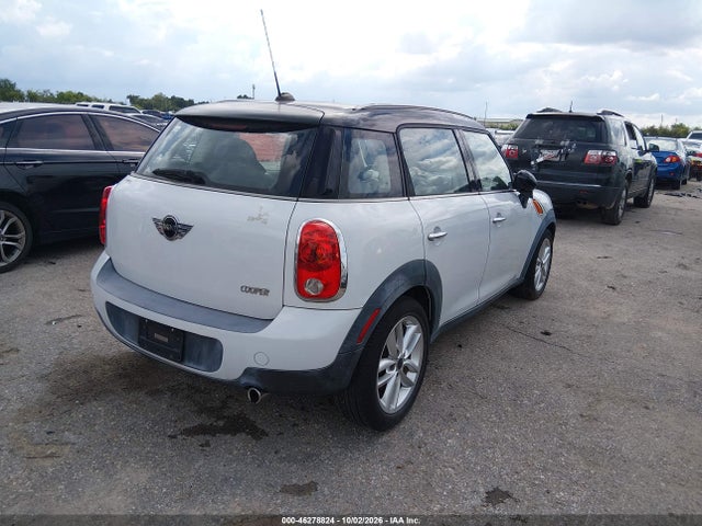 2011 Mini Cooper Countryman მანქანა იყიდება აუქციონზე, vin: WMWZB3C57BWM00905, აუქციონის ნომერი: 46278824