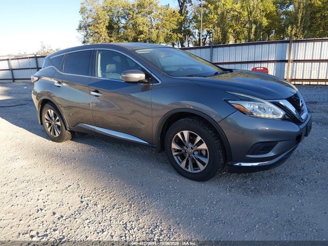 2015 Nissan Murano S მანქანა იყიდება აუქციონზე, vin: 5N1AZ2MH1FN256211, აუქციონის ნომერი: 46278894