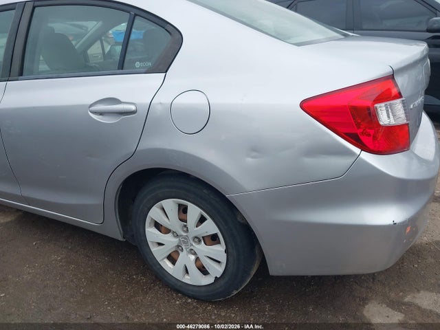 Продаж на аукціоні авто 2012 Honda Civic Lx, vin: 19XFB2F51CE049660, номер лоту: 46279086