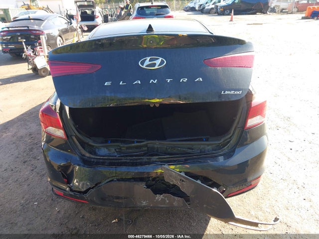 Продаж на аукціоні авто 2019 Hyundai Elantra Limited, vin: KMHD84LF7KU788476, номер лоту: 46279466