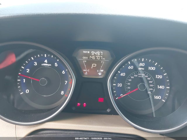 Продаж на аукціоні авто 2013 Hyundai Elantra Gls, vin: 5NPDH4AE8DH167288, номер лоту: 46279471