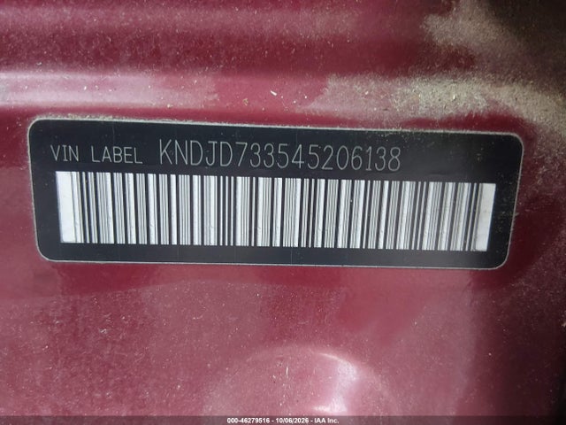 46279516 :رقم المزاد ، KNDJD733545206138 vin ، 2004 Kia Sorento Ex/lx مزاد بيع