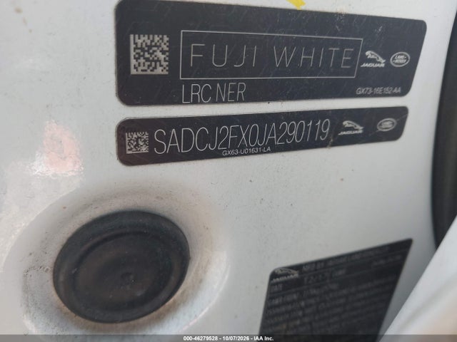 46279528 :رقم المزاد ، SADCJ2FX0JA290119 vin ، 2018 Jaguar F-pace 25t Premium مزاد بيع