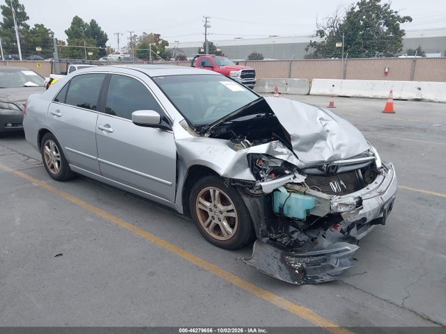 Auction sale of the 2007 Honda Accord 2.4 Ex, vin: 1HGCM56897A157821, lot number: 46279656