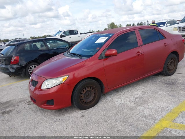 2009 Toyota Corolla Le მანქანა იყიდება აუქციონზე, vin: JTDBL40E399074248, აუქციონის ნომერი: 46279865