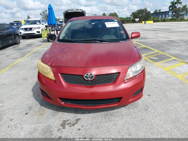 2009 Toyota Corolla Le მანქანა იყიდება აუქციონზე, vin: JTDBL40E399074248, აუქციონის ნომერი: 46279865