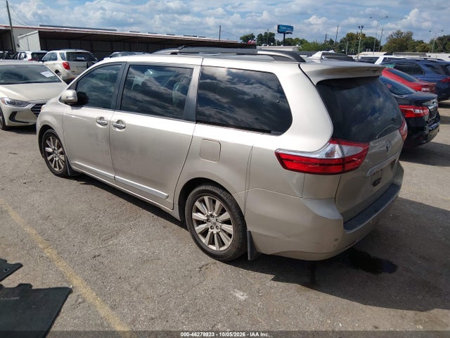 46279923 :رقم المزاد ، 5TDYZ3DC8HS834945 vin ، 2017 Toyota Sienna Limited Premium 7 Passenger مزاد بيع