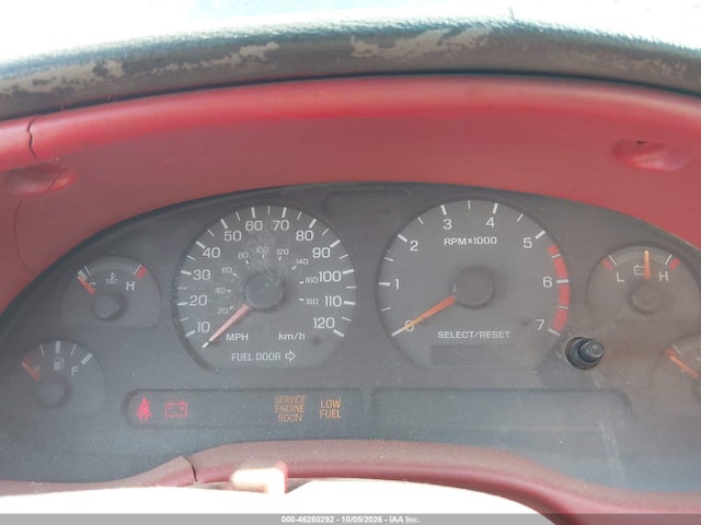 1999 Ford Mustang მანქანა იყიდება აუქციონზე, vin: 1FAFP444XXF115499, აუქციონის ნომერი: 46280292