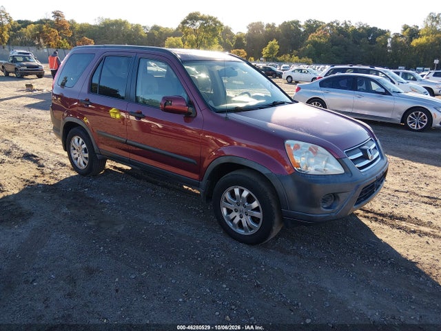 2006 Honda Cr-v Ex მანქანა იყიდება აუქციონზე, vin: JHLRD78826C059821, აუქციონის ნომერი: 46280529