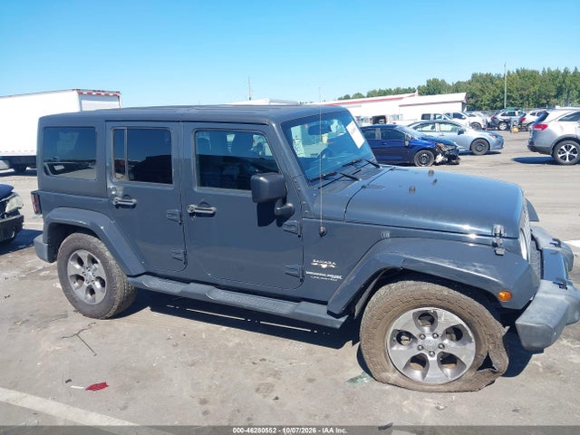 Продаж на аукціоні авто 2018 Jeep Wrangler Jk Unlimited Sahara 4x4, vin: 1C4BJWEG2JL851294, номер лоту: 46280552