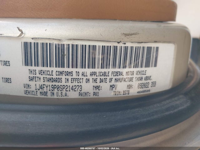 Продажа на аукционе авто 1995 Jeep Wrangler / Yj S/rio Grande, vin: 1J4FY19P0SP214273, номер лота: 46280757
