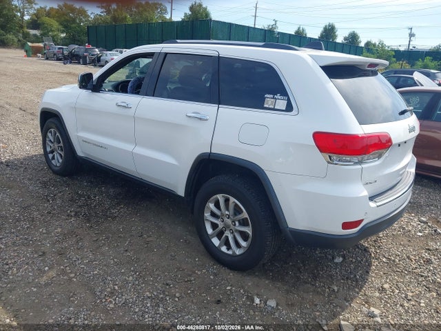 Продажа на аукционе авто 2016 Jeep Grand Cherokee Limited, vin: 1C4RJFBG7GC304095, номер лота: 46280817