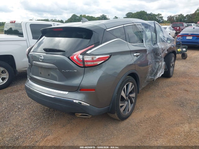 2018 Nissan Murano Platinum მანქანა იყიდება აუქციონზე, vin: 5N1AZ2MG5JN184526, აუქციონის ნომერი: 46280819