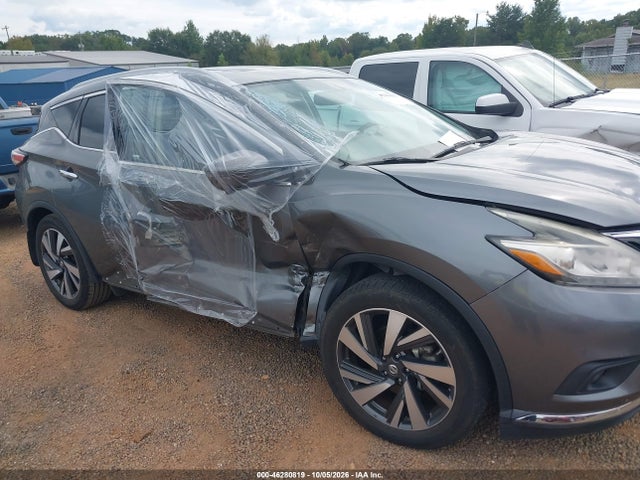 2018 Nissan Murano Platinum მანქანა იყიდება აუქციონზე, vin: 5N1AZ2MG5JN184526, აუქციონის ნომერი: 46280819