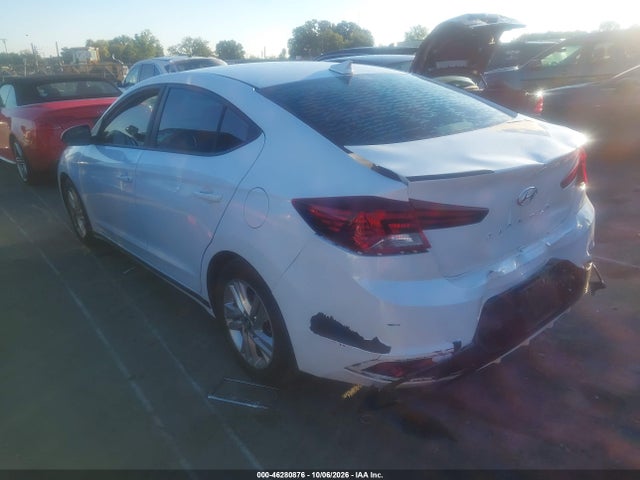 2019 Hyundai Elantra Sel მანქანა იყიდება აუქციონზე, vin: 5NPD84LF1KH404402, აუქციონის ნომერი: 46280876