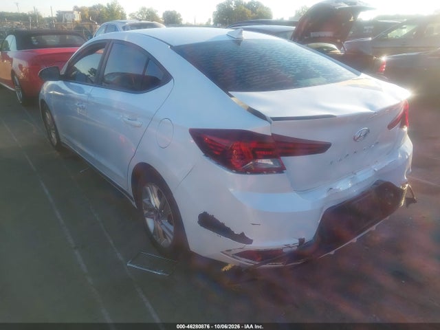2019 Hyundai Elantra Sel მანქანა იყიდება აუქციონზე, vin: 5NPD84LF1KH404402, აუქციონის ნომერი: 46280876