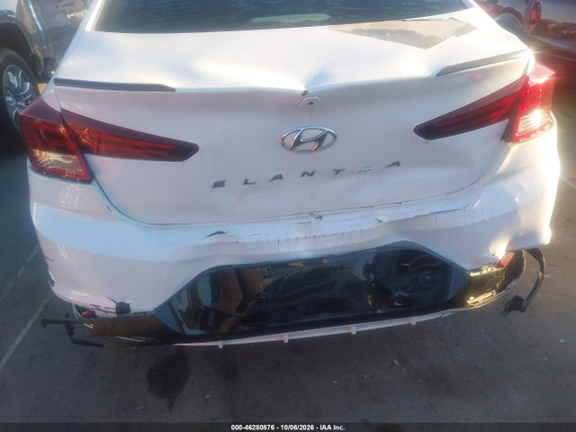 2019 Hyundai Elantra Sel მანქანა იყიდება აუქციონზე, vin: 5NPD84LF1KH404402, აუქციონის ნომერი: 46280876