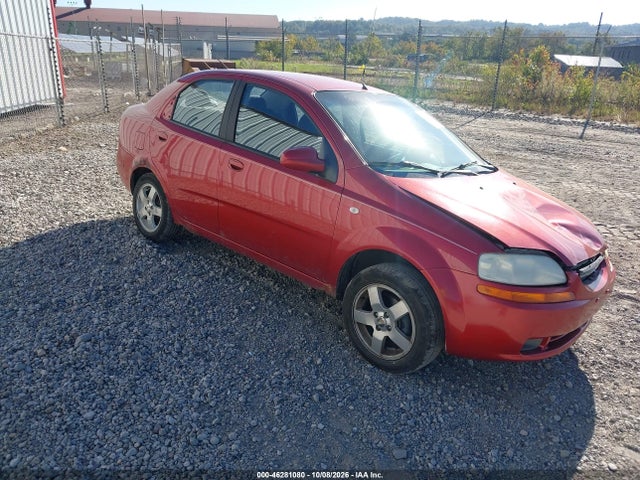 Aukcja sprzedaży 2006 Chevrolet Aveo Lt, vin: KL1TG56616B602489, numer aukcji: 46281080