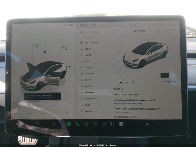 Tesla Model 3 Rear-wheel Drive 2023 5YJ3E1EA2PF508469 Image 16