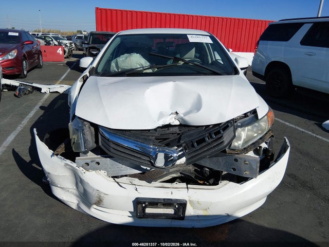 Продажа на аукционе авто 2012 Honda Civic Lx, vin: 19XFB2F58CE376380, номер лота: 46281337