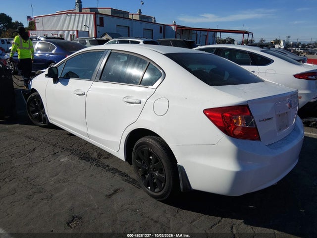 Продажа на аукционе авто 2012 Honda Civic Lx, vin: 19XFB2F58CE376380, номер лота: 46281337