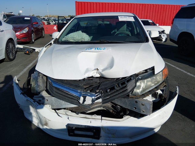 Продажа на аукционе авто 2012 Honda Civic Lx, vin: 19XFB2F58CE376380, номер лота: 46281337